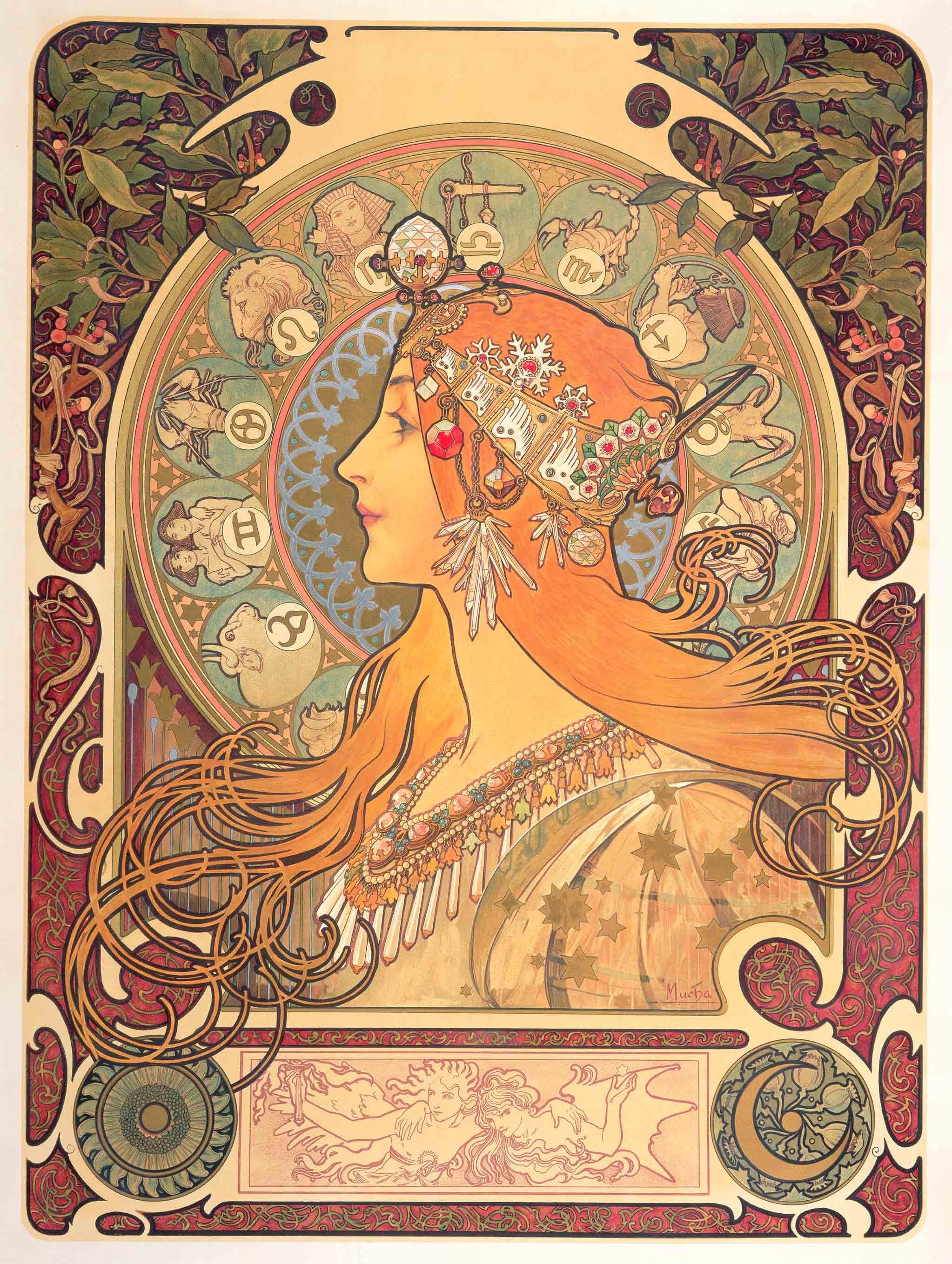 Alfons Mucha — Zodiak